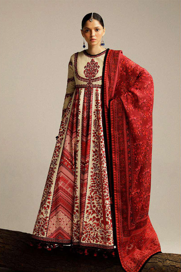 Hussain Rehar Winter Shawl'23 Opaline