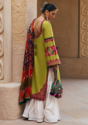 Hussain Rehar S/S Luxury Lawn'22 Vol-02 D#195 (SAHA)