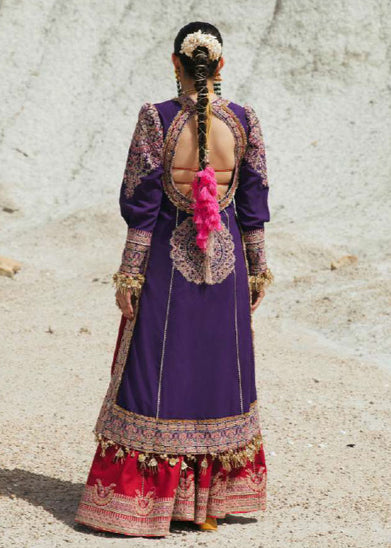 Hussain Rehar Ragoli S/S Luxury Lawn'22 Zrah D#161