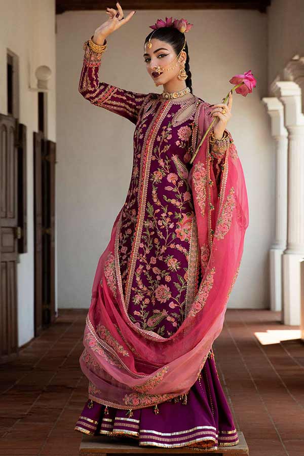 Hussain Rehar Roshan Luxury Lawn`23 GUL