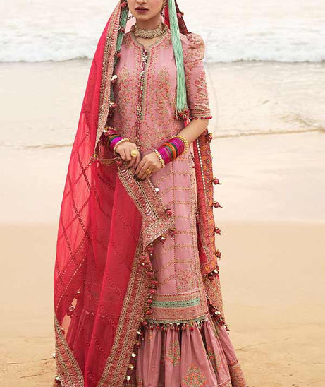 Hussain Rehar Roshan Luxury Lawn`23 KANVAL