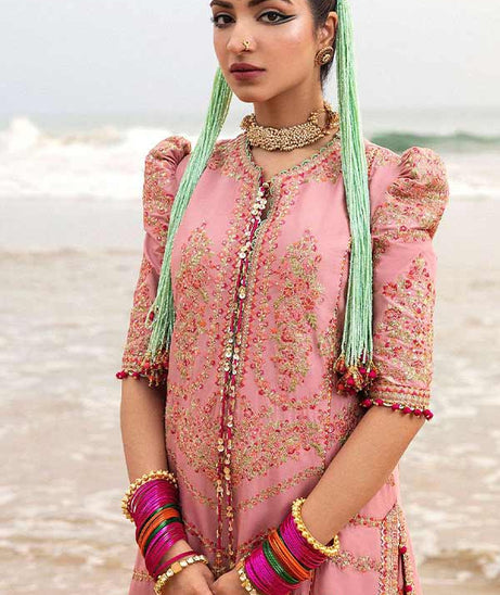 Hussain Rehar Roshan Luxury Lawn`23 KANVAL