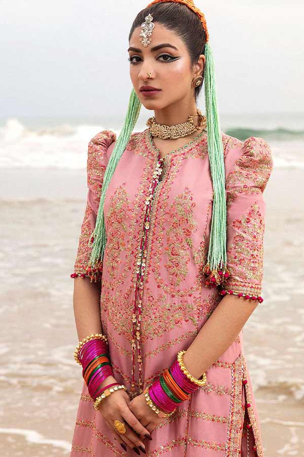 Hussain Rehar Roshan Luxury Lawn`23 KANVAL
