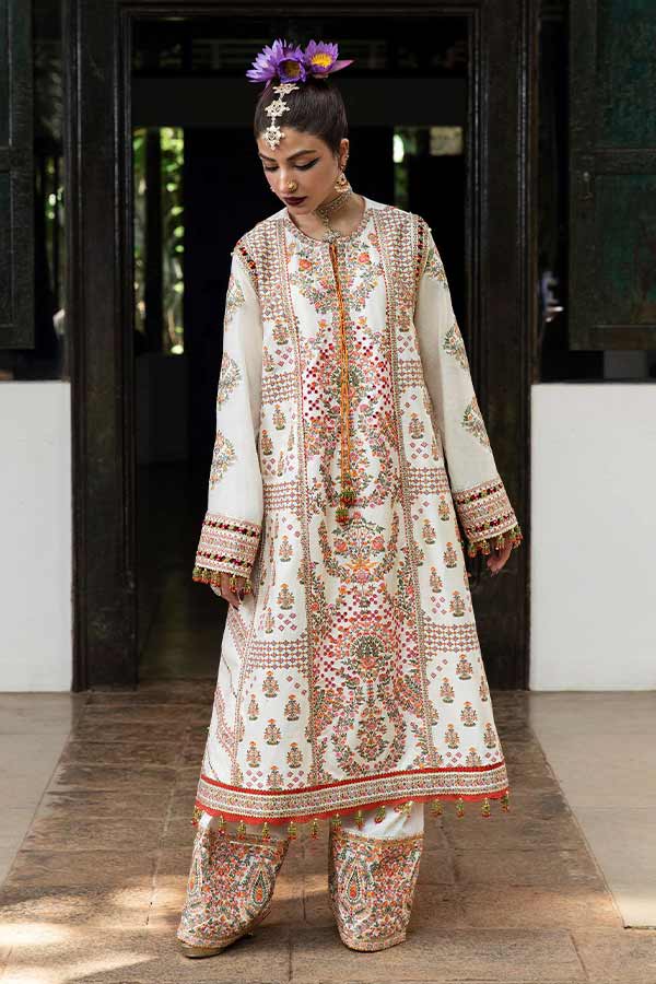 Hussain Rehar Roshan Luxury Lawn`23 MOTIYA