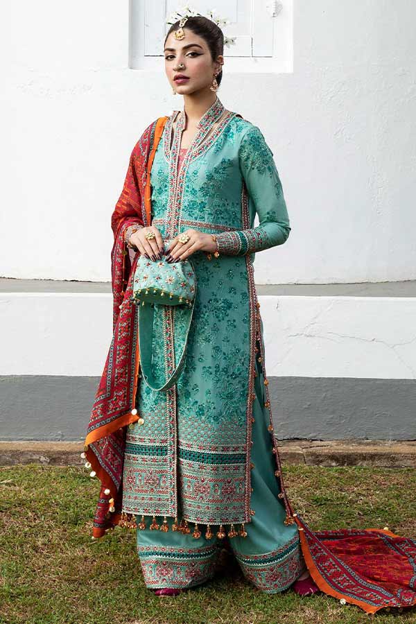 Hussain Rehar Roshan Luxury Lawn`23 SOSAAN – Tradition Stores