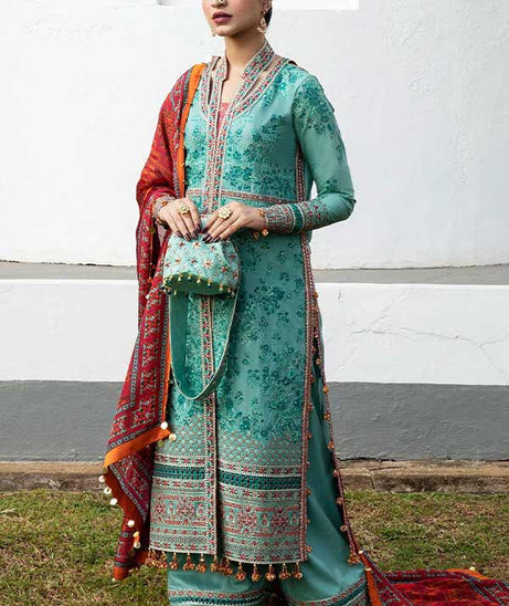 Hussain Rehar Roshan Luxury Lawn`23 SOSAAN