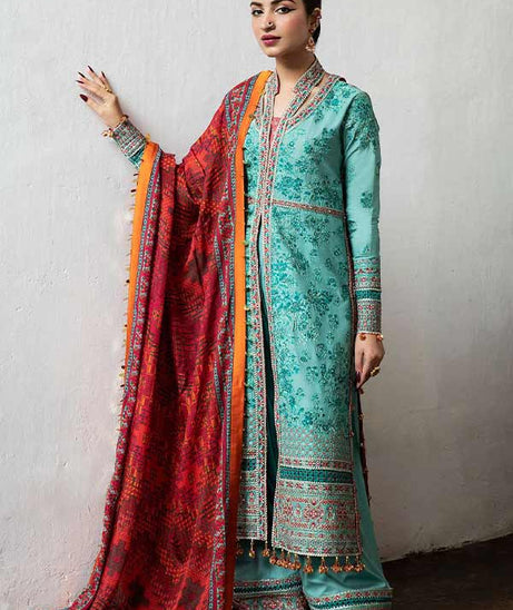Hussain Rehar Roshan Luxury Lawn`23 SOSAAN