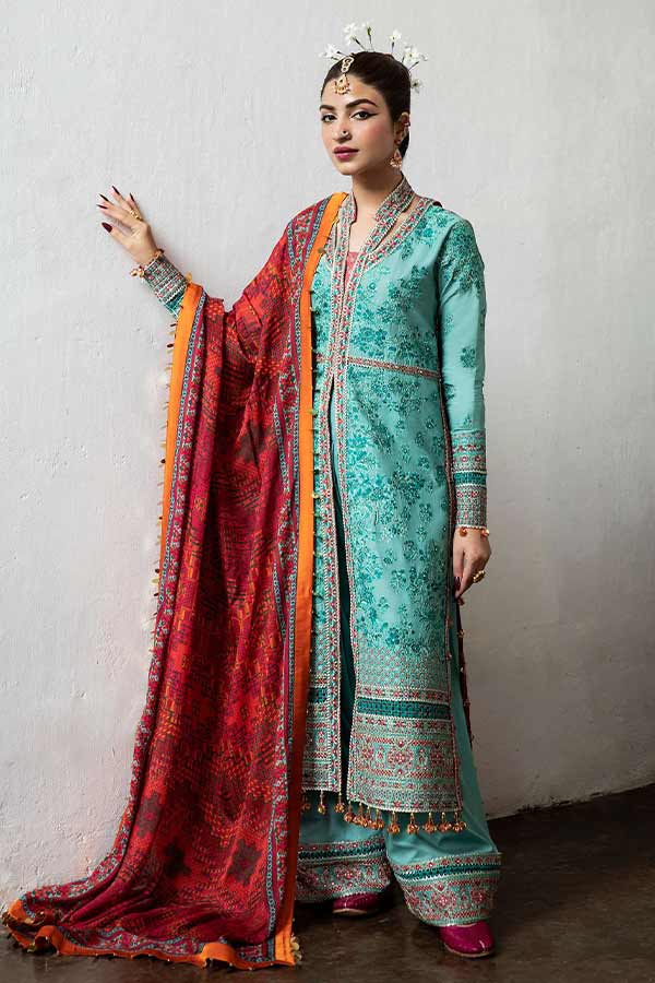 Hussain Rehar Roshan Luxury Lawn`23 SOSAAN