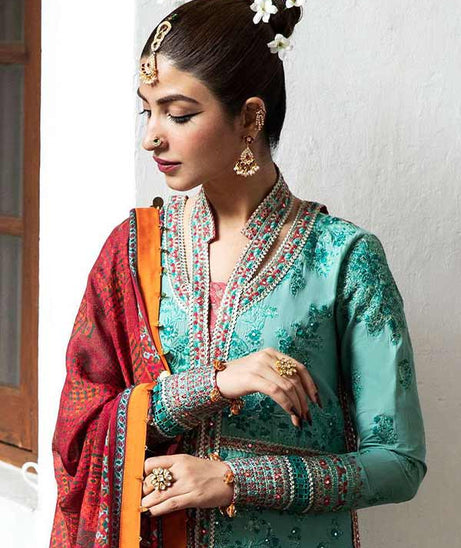 Hussain Rehar Roshan Luxury Lawn`23 SOSAAN