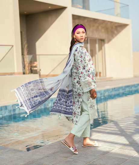 Sidra Fahad Lawn Kaari'25 (JASMINE)