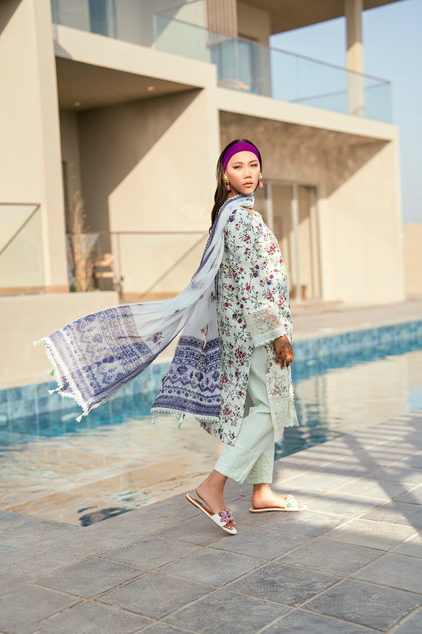 Sidra Fahad Lawn Kaari'25 (JASMINE)