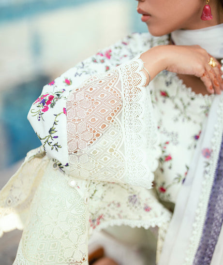 Sidra Fahad Lawn Kaari'25 (JASMINE)