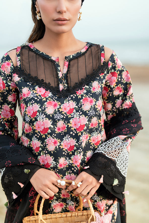 Sidra Fahad Lawn Kaari'25 (ROSE)