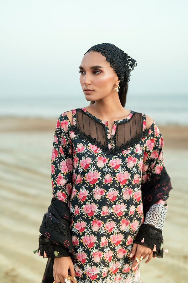 Sidra Fahad Lawn Kaari'25 (ROSE)