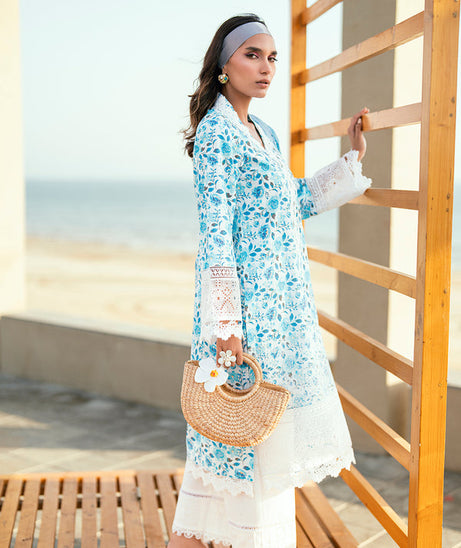 Sidra Fahad Lawn Kaari'25 (IRIS)