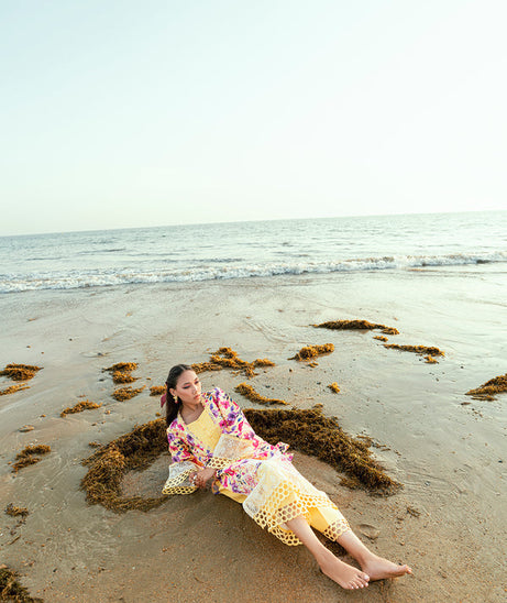 Sidra Fahad Lawn Kaari'25 (HIBISCUS)