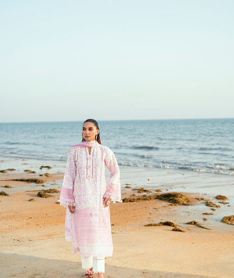 Sidra Fahad Lawn Kaari'25 (FLORA)