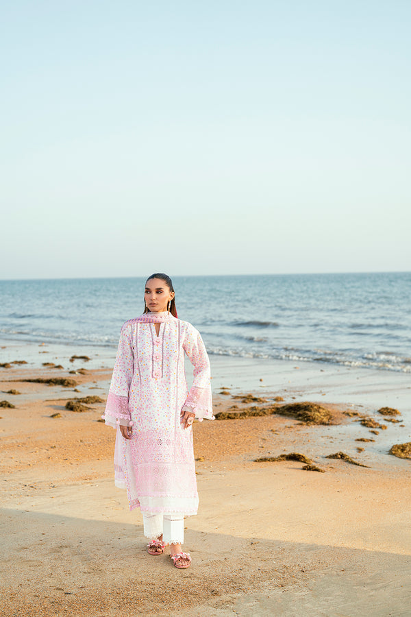 Sidra Fahad Lawn Kaari'25 (FLORA)