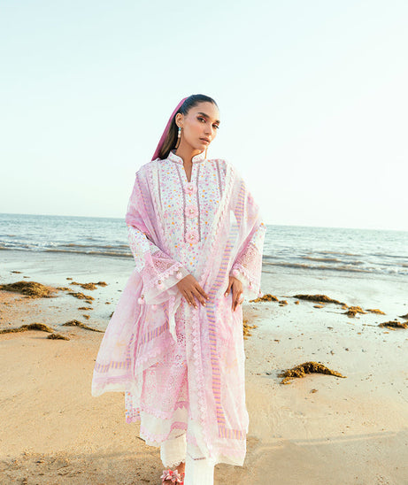 Sidra Fahad Lawn Kaari'25 (FLORA)