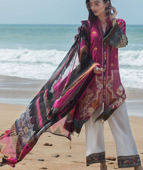 Iman Embroidered Lawn`21 D#02