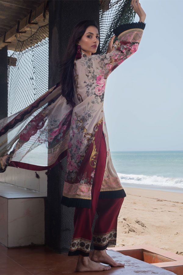 Iman Embroidered Lawn`21 D#03