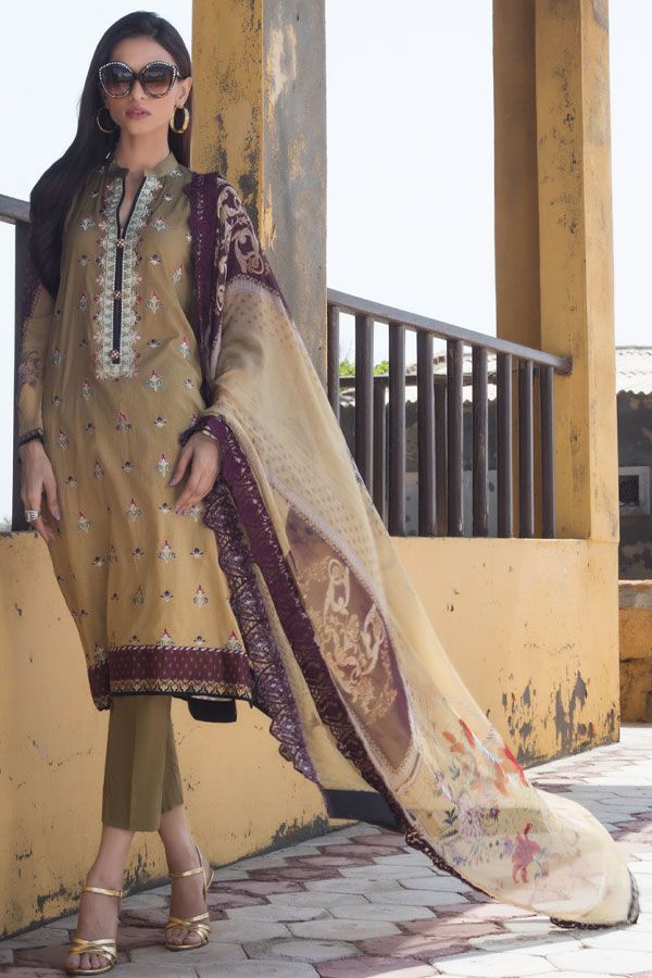 Iman Embroidered Lawn`21 D#04