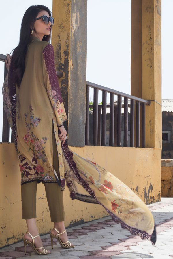 Iman Embroidered Lawn`21 D#04