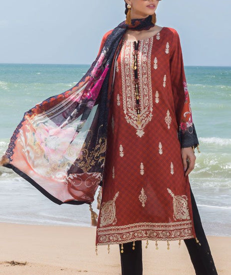 Iman Embroidered Lawn`21 D#06