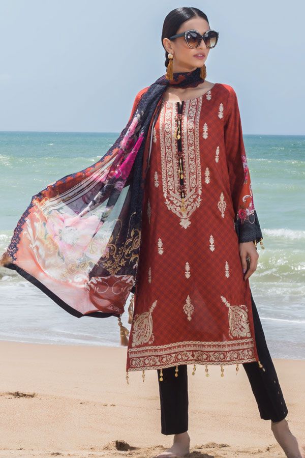 Iman Embroidered Lawn`21 D#06
