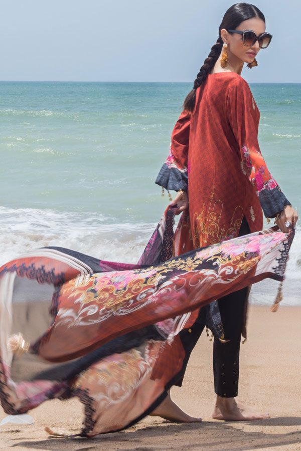 Iman Embroidered Lawn`21 D#06