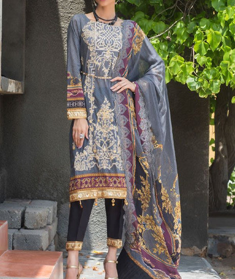 Iman Embroidered Lawn`21 D#07