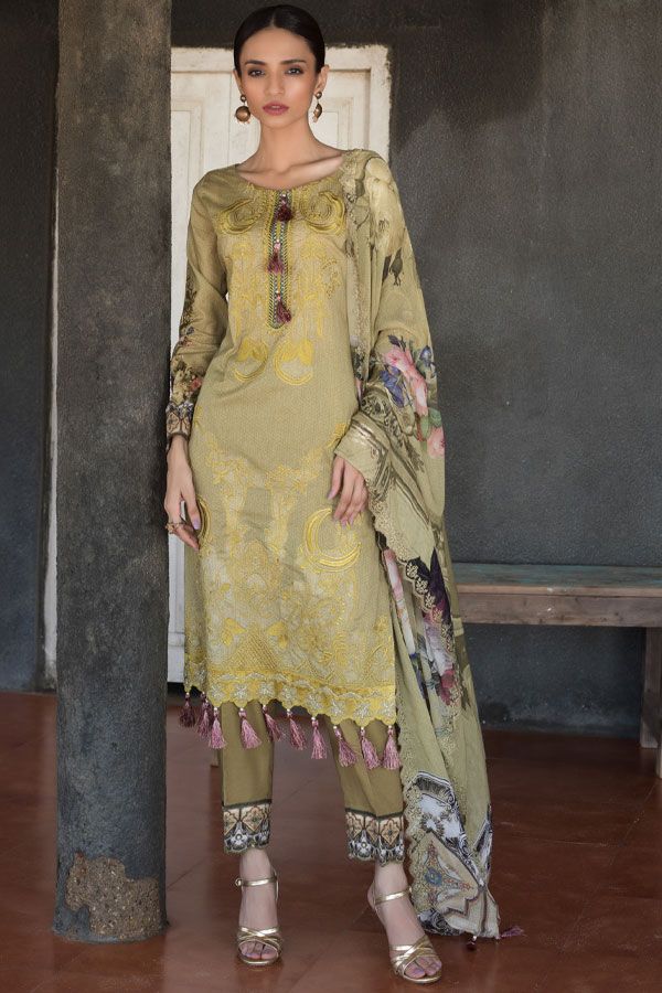 Iman Embroidered Lawn`21 D#09