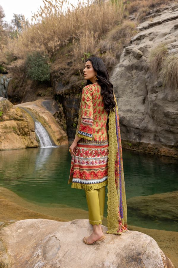 Iman Embroidered Lawn`22 D#2-A
