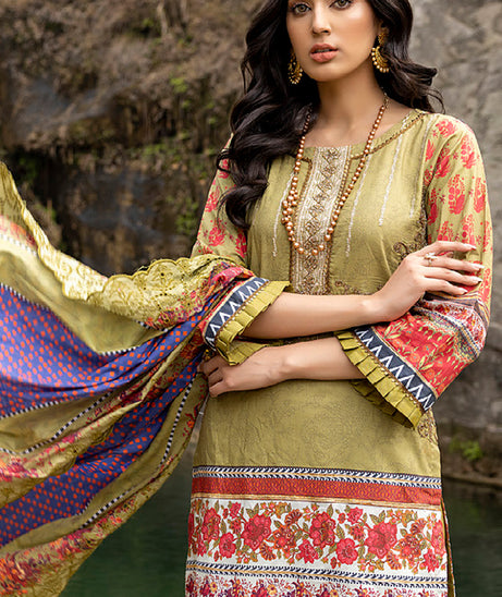 Iman Embroidered Lawn`22 D#2-A