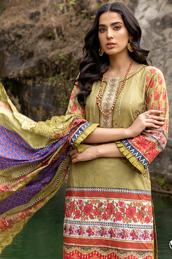 Iman Embroidered Lawn`22 D#2-A