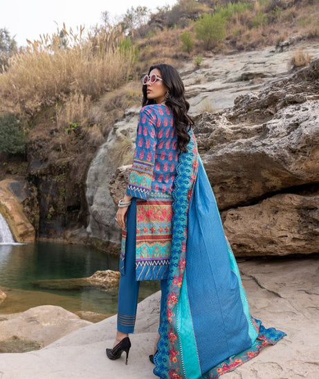Iman Embroidered Lawn`22 D#2-B