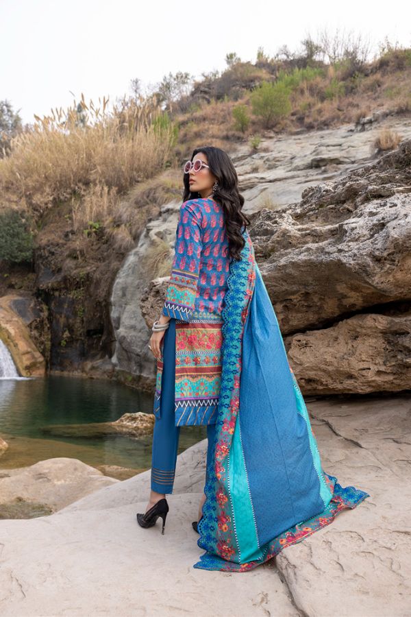 Iman Embroidered Lawn`22 D#2-B