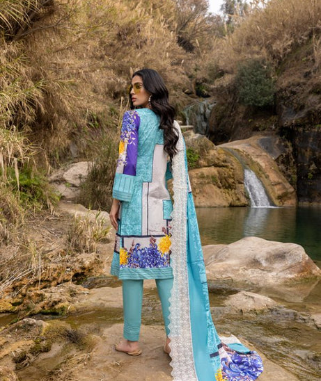 Iman Embroidered Lawn`22 D#3