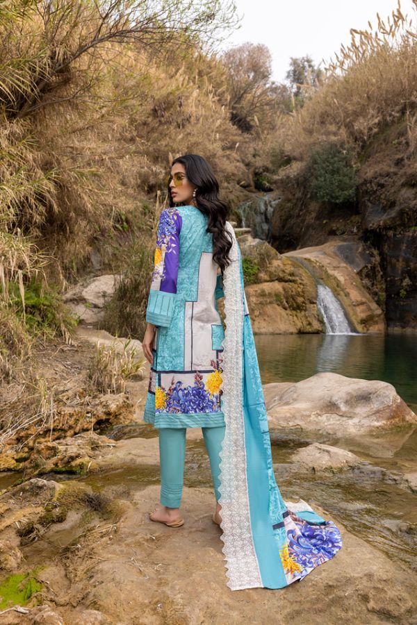 Iman Embroidered Lawn`22 D#3