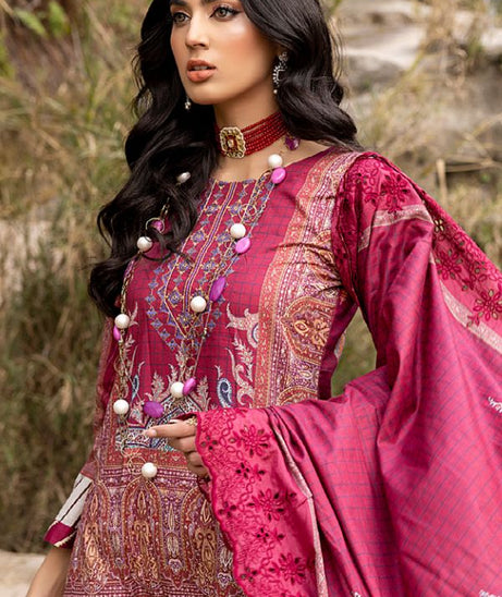 Iman Embroidered Lawn`22 D#4