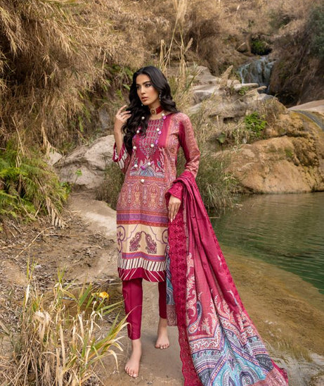 Iman Embroidered Lawn`22 D#4