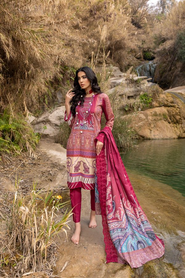 Iman Embroidered Lawn`22 D#4