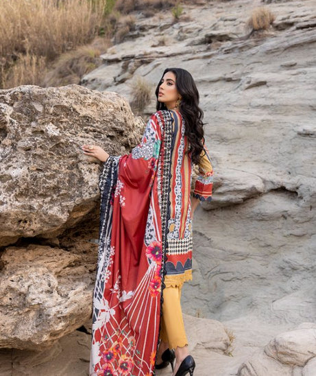 Iman Embroidered Lawn`22 D#6
