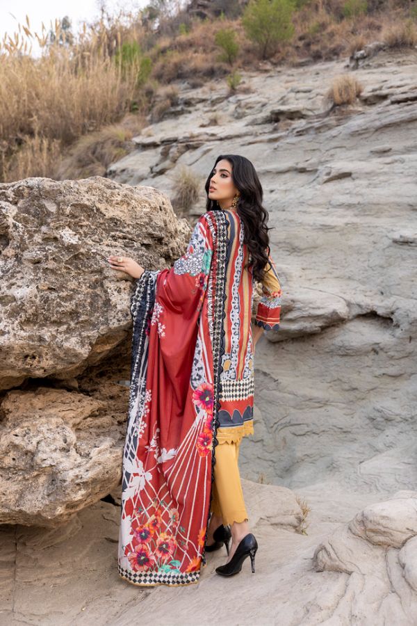 Iman Embroidered Lawn`22 D#6