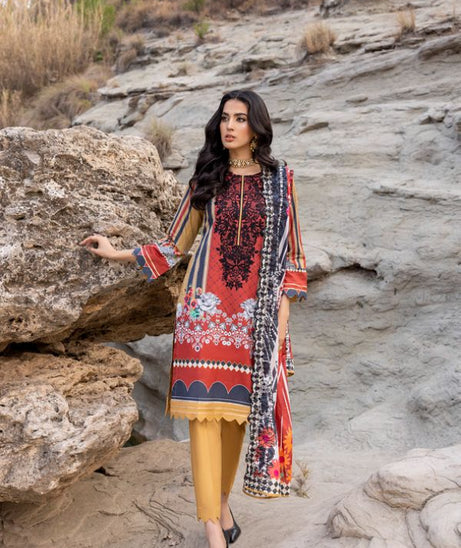 Iman Embroidered Lawn`22 D#6