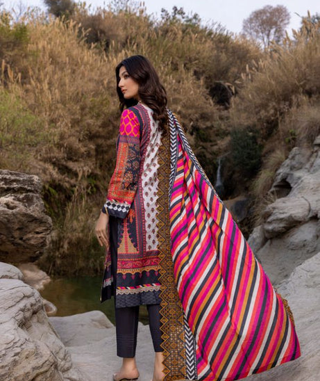 Iman Embroidered Lawn`22 D#7-A