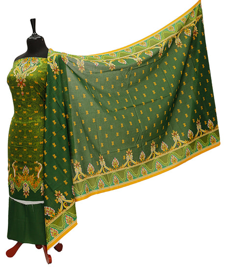 Ittehad Crystal Lawn'21 D # 21144 Green