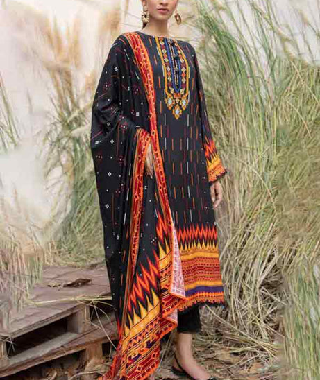Ittehad Jhalak Linen`21 D#21512 (Black)