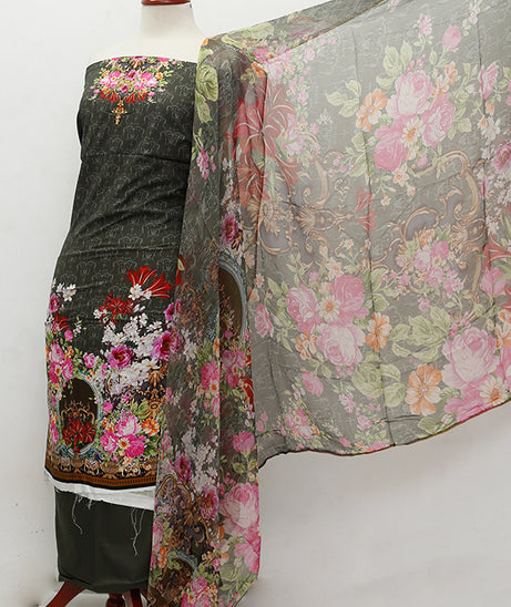 JJ Luxury Digital Diamond Linen D#736 Multi