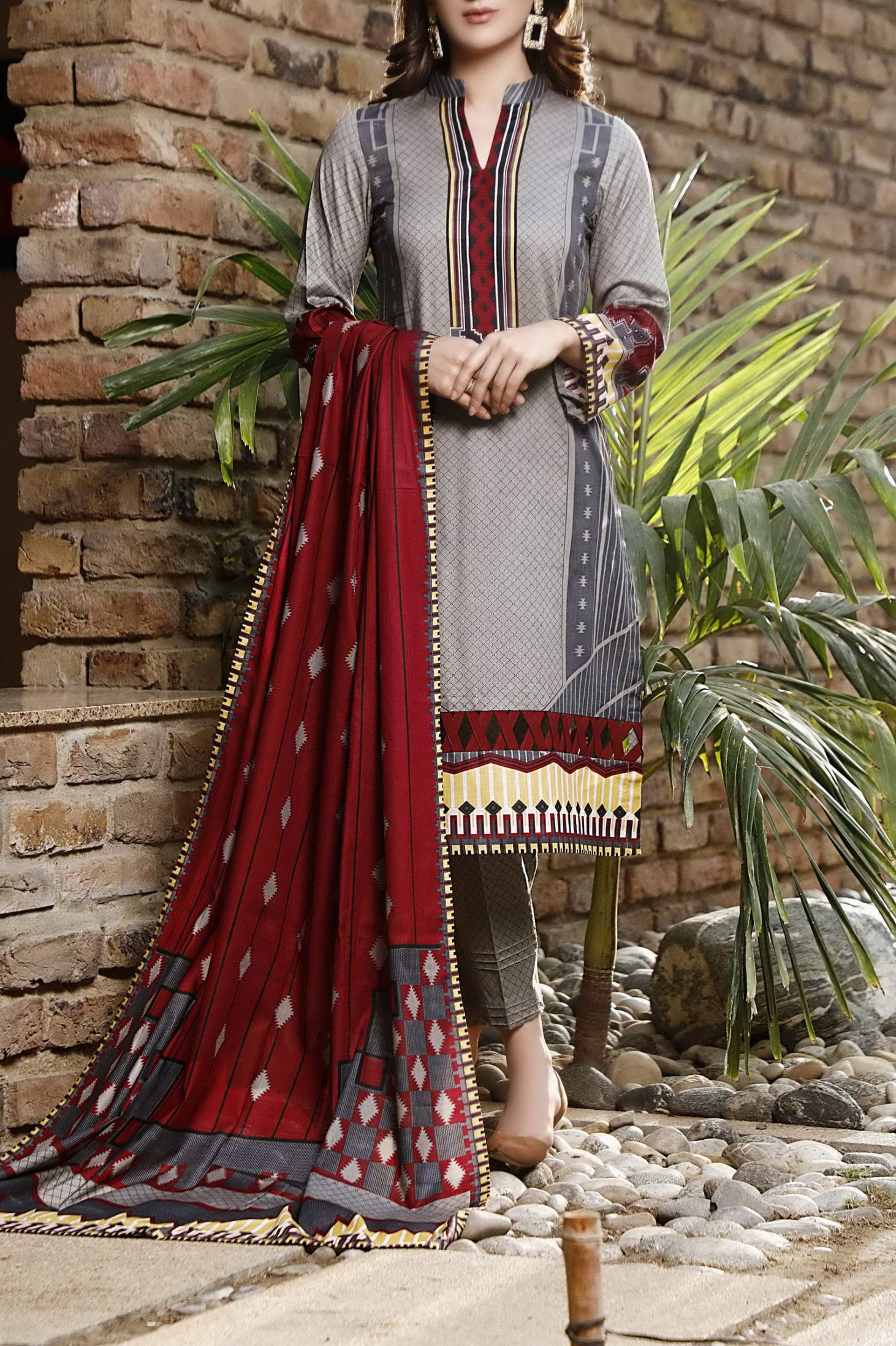 Daman Lawn'22 D#1521 Grey
